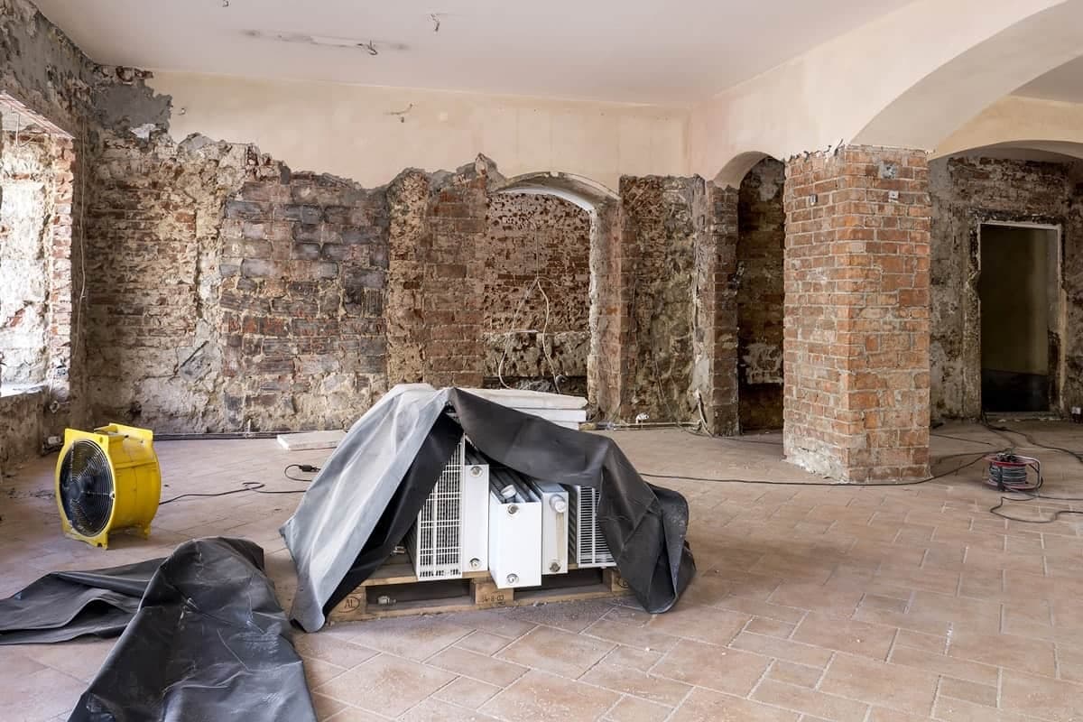 Haus wird saniert